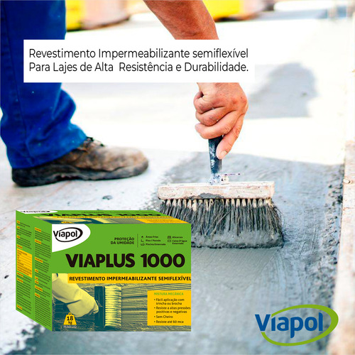 Argamassa Viapol Sem Odor Viaplus Revestimento Kit 2 Und