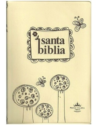 Biblia Rvr-1960 Chica Vinil Beige Grabado Juvenil (4788)