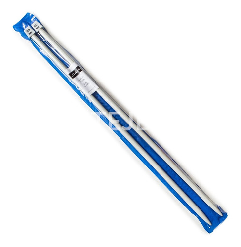Imagen 3 de 4 de Agujas Tricot De Aluminio Marca Silver N° 9 Por Par.