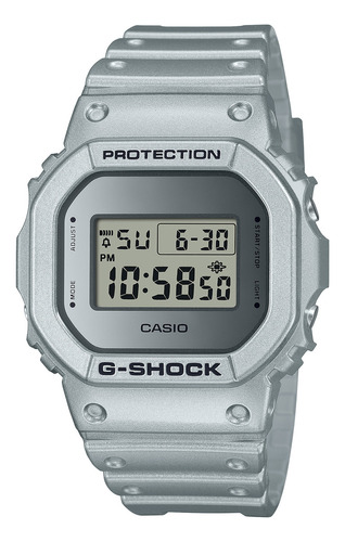 Reloj Casio G-shock: Dw-5600ff-8cr Correa Gris