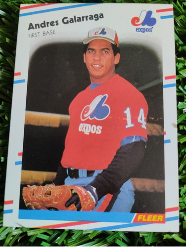 1988 Fleer Andrés Galarraga #184