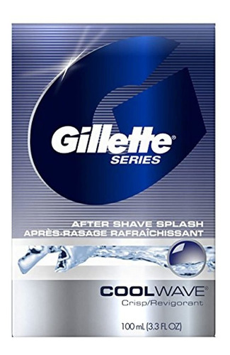 Gillette Series Cool Wave After Shave, 3.3 Fl Oz, 3.4 fl Oz