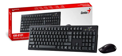 Kit Teclado+ Mouse Genius Wireless Km-8101