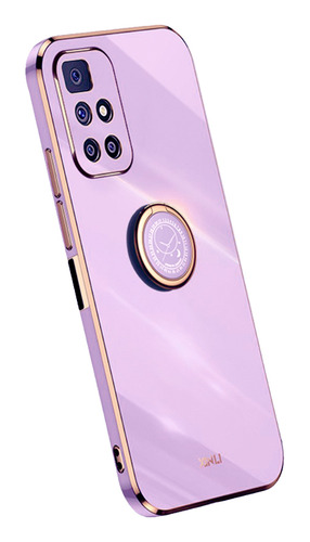 Protector Xiaomi Redmi 10 Con Anillo Color Violeta