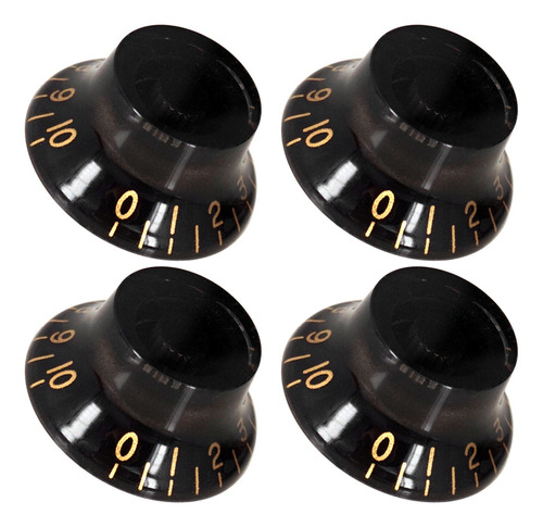 Guitarra Eléctrica Knob, 4 Unidades, Para Control De Tono Kn