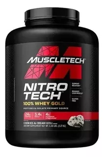 Nitro Tech 100% Whey Gold Protein Muscletech 2,28kg Original