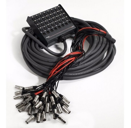 Imagen 2 de 3 de Proel Ebn3208 Snake Medusa 32 Canales 8 Retornos 30mts
