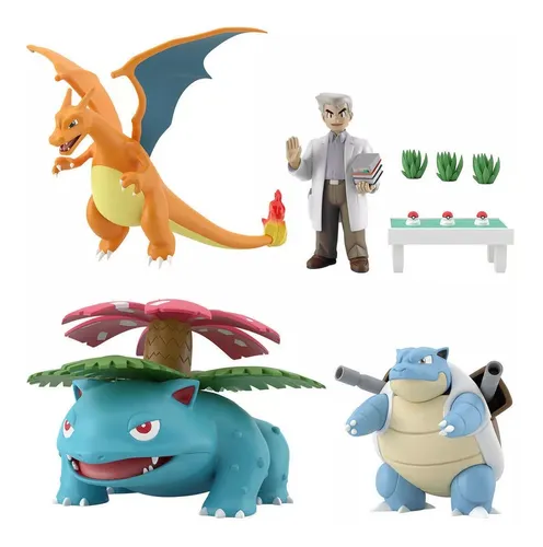 comprar Pokemon Scale World Oak Set Charizard Blastoise And Venasaur
