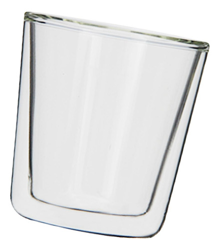 Vasos Transparentes De Doble Pared Resistentes Al 100ml