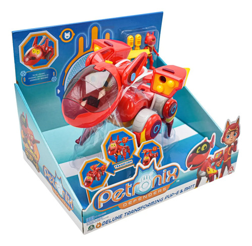 Petronix Defenders Deluxe Transforming Set 2 Vehiculos Alpha