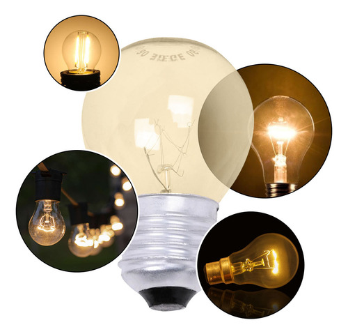 Varal De Luzes 10mts 10 Lâmpadas Festão Completo Luzes Amarelo 220v