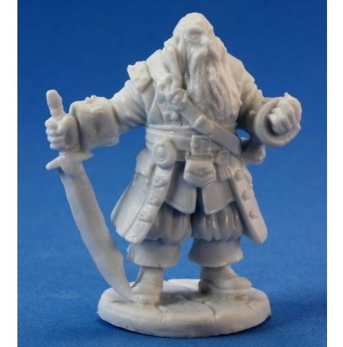 Barnabus Frost Pirate Captain Miniature Dark Heaven Bones