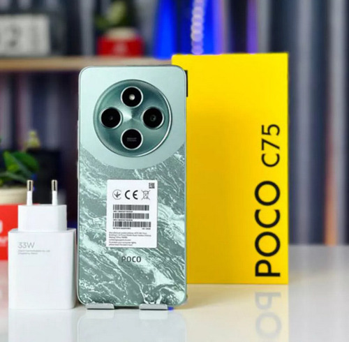 Celular Xiaomi Poco C75 Dual Sim 256gb 8gb Ram + Fone S/ Fio