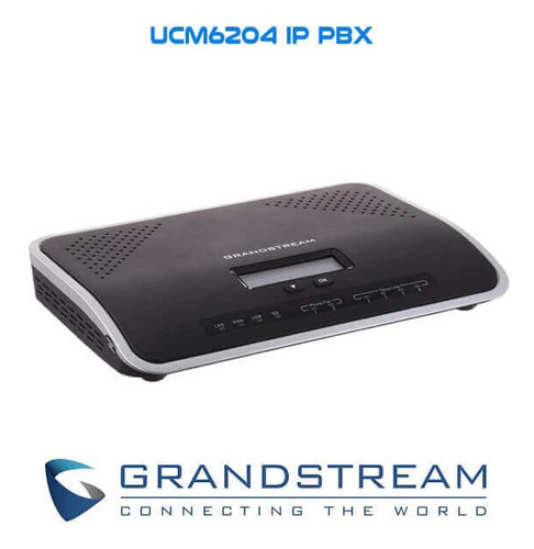 Imagen 1 de 6 de Grandstream Ucm6204, Conmutador Ip De 4 Líneas, 500 Ext