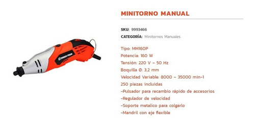 Imagen 2 de 4 de Minitorno Mini Torno 160w Dowen Pagio Maletin 250 Piezas