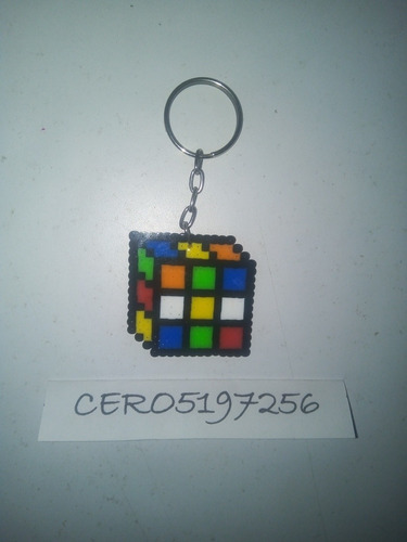 Llavero Mini Rubik Hama Beads 2.6mm