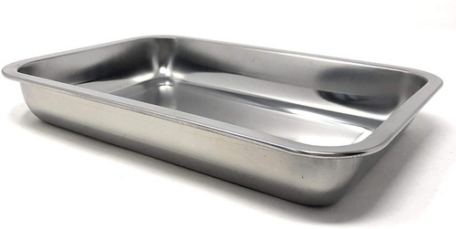 Imagen 3 de 5 de Asadera Rectangular De Acero Inoxidable 36x27cm | Ero