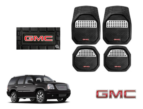 Tapetes 4pz Charola 3d Logo Gmc Yukon 2007 2008 A 2013 2014