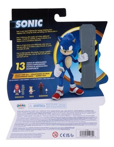 Sonic The Hedgehog 2 Sonic Action Figure Oficial