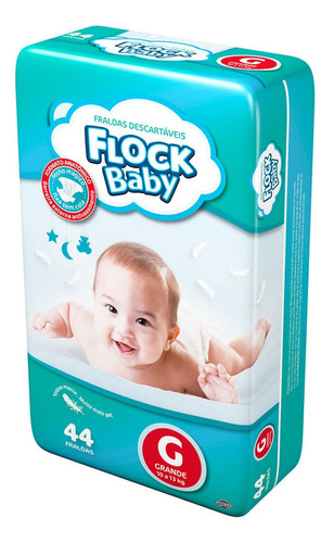 Fraldas Flock Baby Soft & Protect G