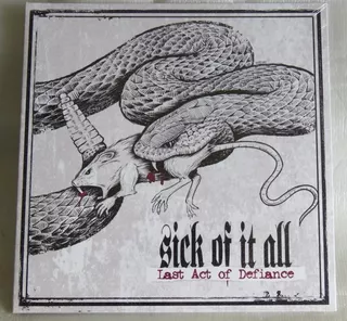 Sick Of It All Last Act Of Defiance Lp Vinil Agnostic Front