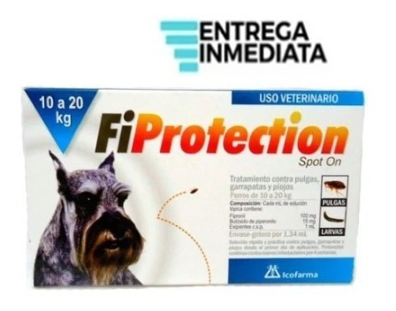 Fiprotection Anti Pulgas 10a20k Perros Icofarma