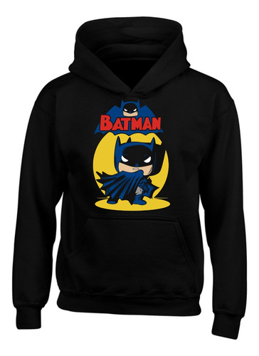 Buzo Capota Batman Retro Pop Hoodies Saco Buso Black