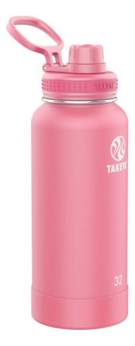 Botella Agua Takeya Antigoteo 950 Ml Pink Mimosa