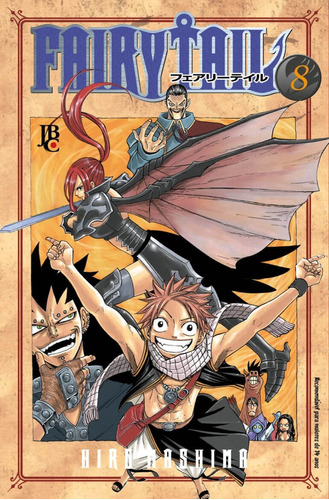 Mangá Fairy Tail - Volume 8 (jbc, Lacrado)