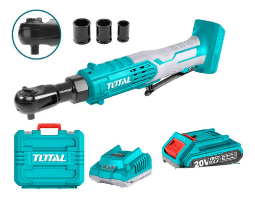 Llave Chicharra Inalámbrica 20v 3/8 65nm + Bat + Carg Total