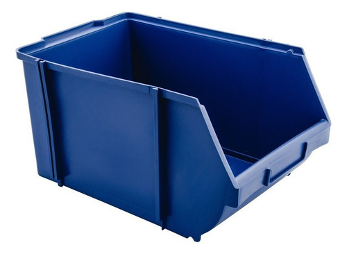 24 Gaveta Plástica Bin N7 Caixa Organizadora Azul