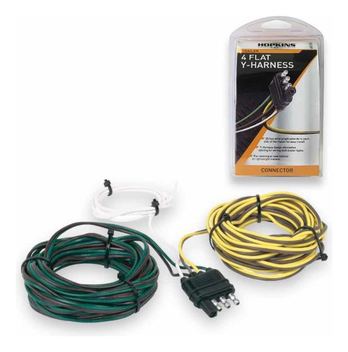 Kit Instalación Cableado Remolque Conexión 4 Vías Plano 12v