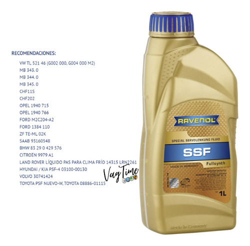 Liquido De Direccion Hidraulica Bmw Chf11s Ravenol