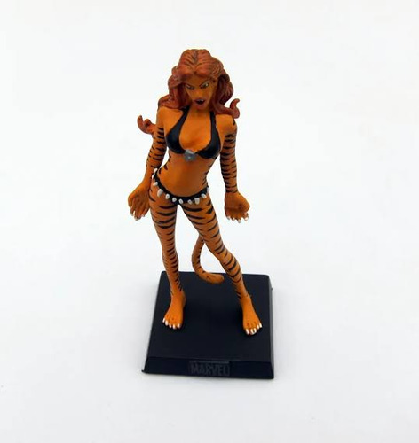 Figura De Plomo Marvel Eaglemoss Tigra La Mujer Tigre (Usado)