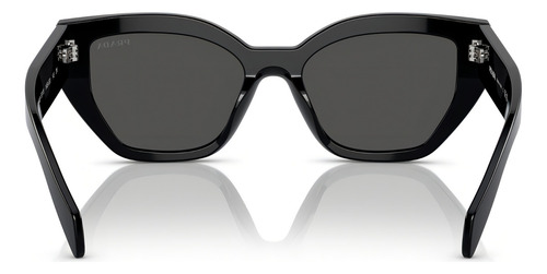 Óculos De Sol Prada Pra09s 1ab5s0-53 Cor Preto Lente Cinza