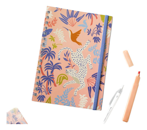 Cuaderno Tapa Flexible 80 Hojas Rayadas A5 15x21 Universidad Espíritu Libre