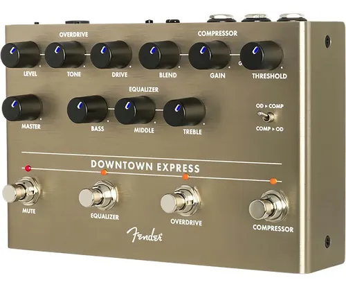 ベース Fender DOWNTOWN EXPRESS audio technica Pedaleira Para Baixo Fender Dowtown Express Multi Efeitos