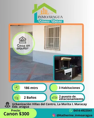 Casa en alquiler