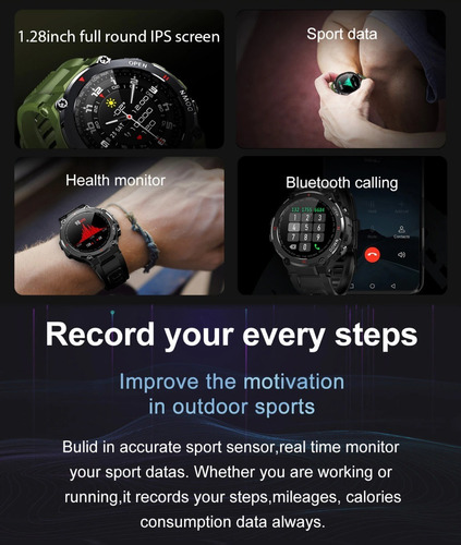 Imagen 9 de 10 de Smartwatch Jazak K22 Pro Oximetro Llamadas Presion Sport