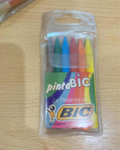 Crayones Pinta Bic  La Pinturita De Bic  Retro 80s