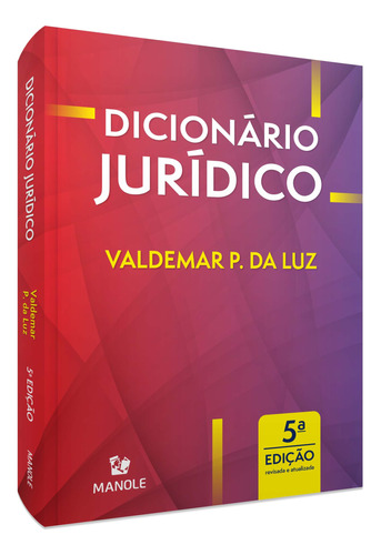Libro Dicionario Juridico 05ed 22 De Luz Valdemar P Da Mano
