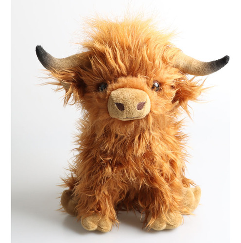 Peluche Realista De Vaca De Las Highlands Escocesas