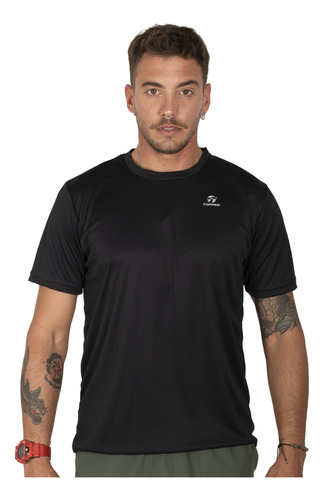 Remera Topper Basic Hombre Training Negro