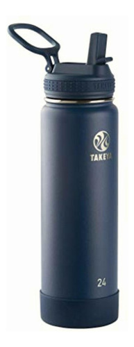 Takeya Actives Botella De Acero Inoxidable Aislada Con Tapa