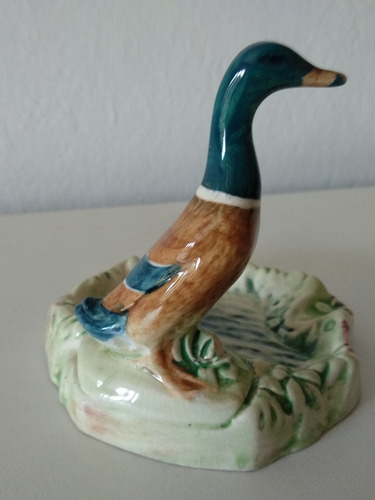 Antiguo Adorno O Pieza Figura Pato Cerámica Inglesa Beswick 