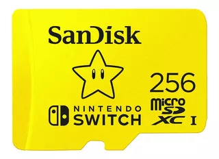 Memoria Micro Sd Clase 10 Sandisk 256gb Para Nintendo Switch