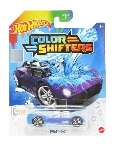 Carrinho hot wheels que muda cor na agua color change