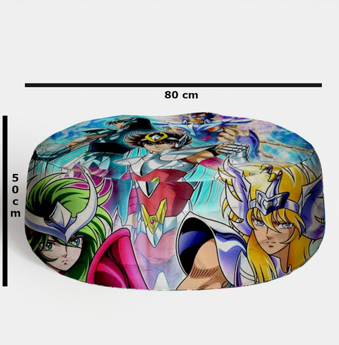 Caballeros Del Zodiaco Sillon Puff