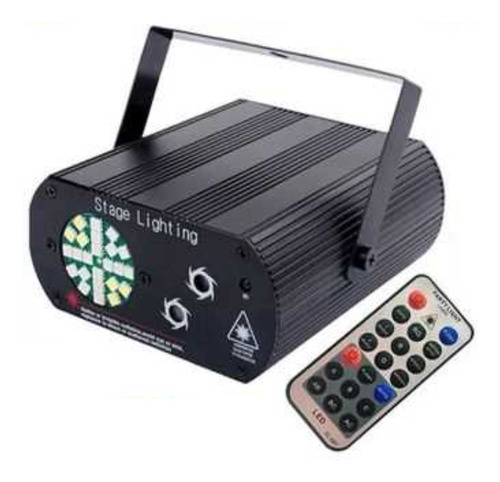 Proyector Luces Led Laser Audioritmo Dibujos Efectos Control