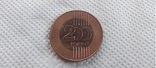 Moneda Húngara Bimetalica Año 2010